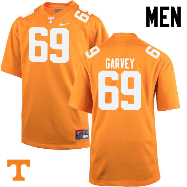 Men #69 Brian Garvey Tennessee Volunteers College Football Jerseys-Orange